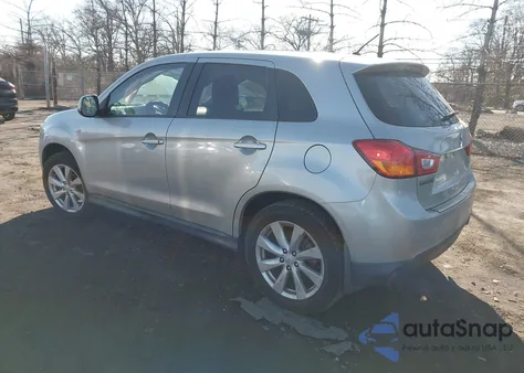 2014 Mitsubishi Outlander Sport Es z USA, uszkodzony, nr VIN 4A4AP3AUXEE003459